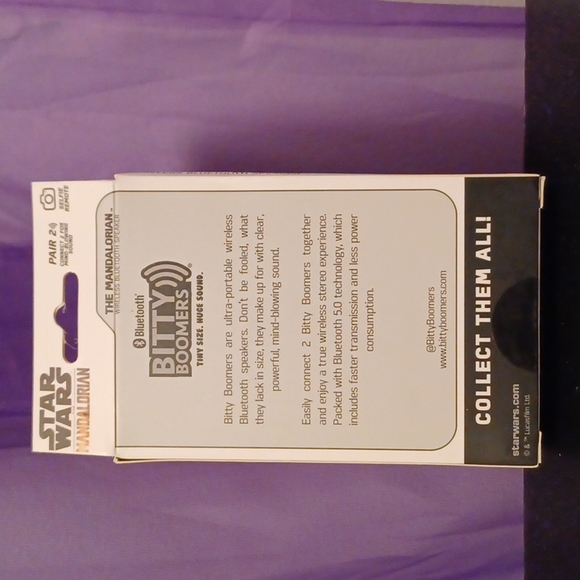 New Bitty Boomers Star Wars Mandalorian Mini Bluetooth Speaker - Picture 2 of 5